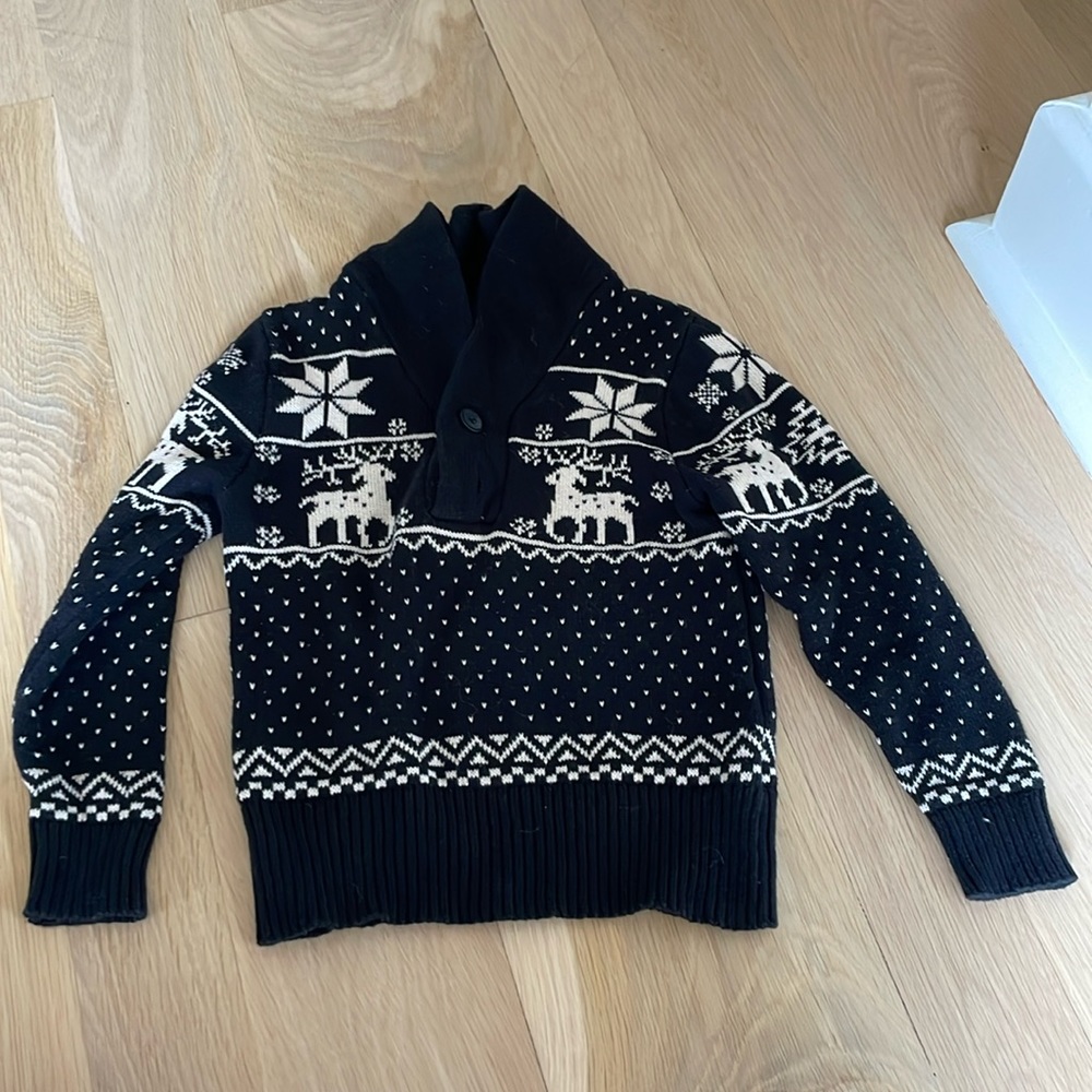 Boys size 2-3 year old cotton sweater